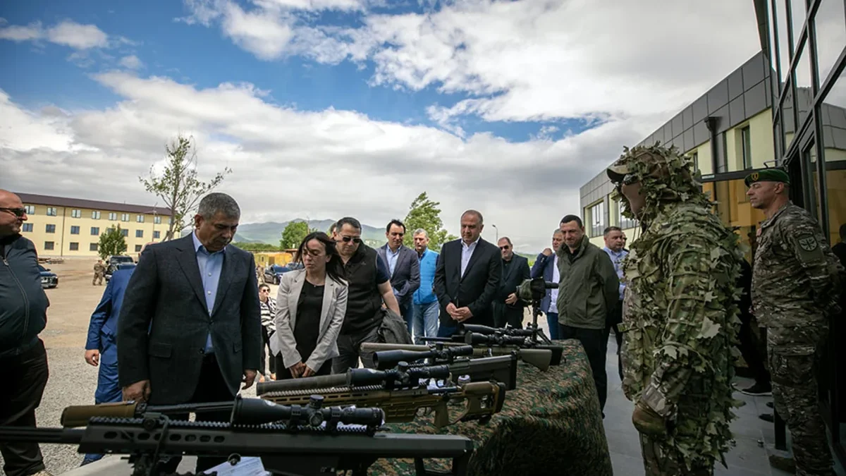 Zakir Hasanov visited a number of military facilities in Georgia