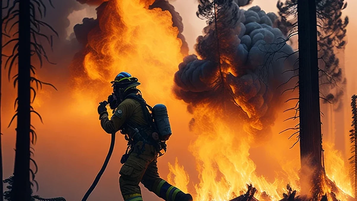 Forest fire in the USA! 24 thousand hectares of land burned