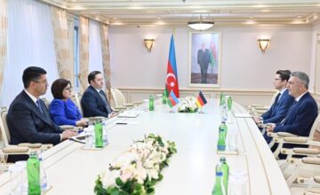 Sahiba Gafarova received the German ambassador to our country
