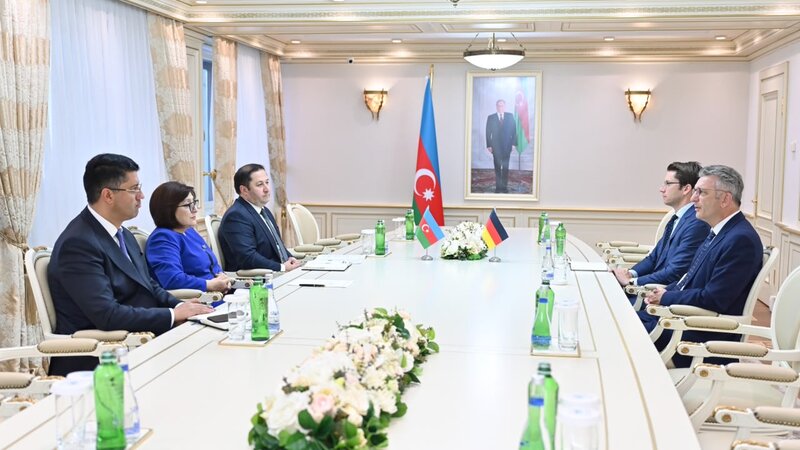 Sahiba Gafarova received the German ambassador to our country