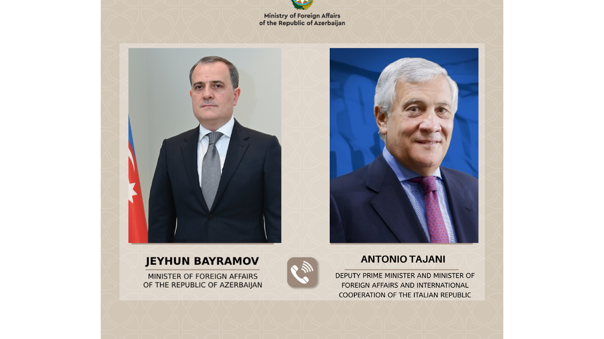 Telephone conversation held between the Foreign Ministers of Azerbaijan and Italy
