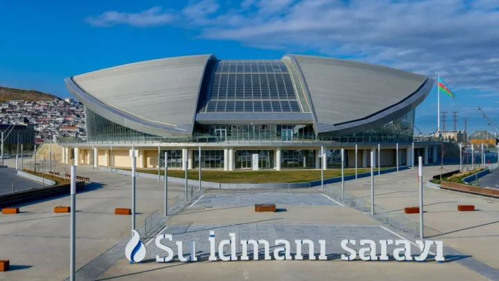 Large-scale preparations have begun at the Baku Aquatics Palace, where the World Cup will be held