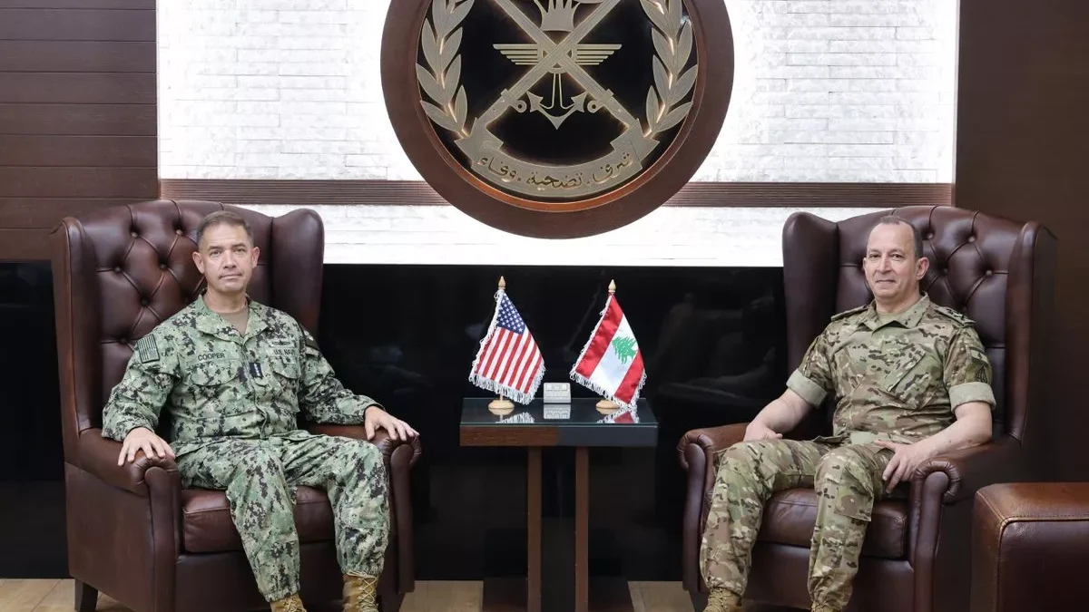 Lebanese Army Commander discussed the regional situation with the head of US CENTCOM