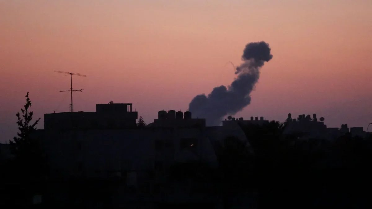 Israeli army strikes Hamas underground facilities in Gaza