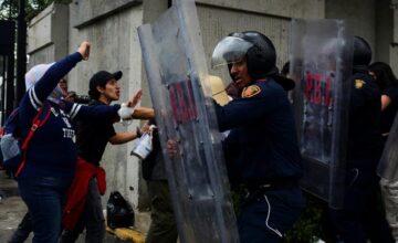 Clashes erupt at World Cup match