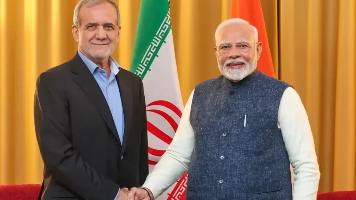 Modi and Pezeshkian discuss the Middle East and the Strait of Hormuz