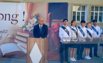 Minister of Science and Education attended the “Last Bell” event in Ganja – PHOTO