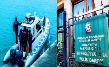 Water police detained a person engaged in illegal fishing in Hovsan