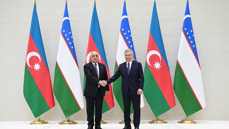 Ali Asadov met with Shavkat Mirziyoyev