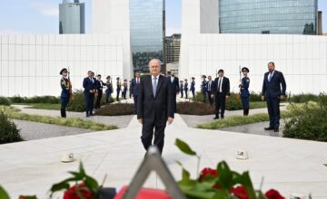 Prime Minister of the State of Palestine visited Victory Park in Baku