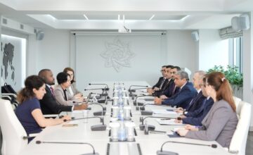 A meeting with the International Monetary Fund mission was held at the Ministry of Labor and Social Protection of the Population