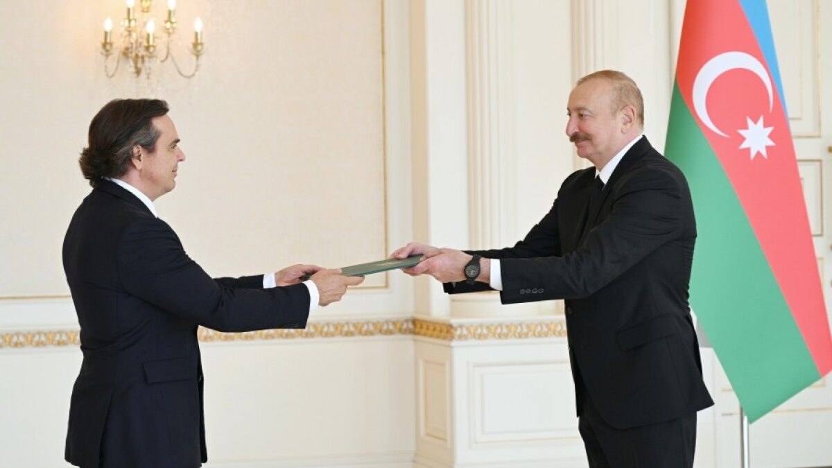 President Ilham Aliyev has accepted the credentials of the new ambassador of Brazil