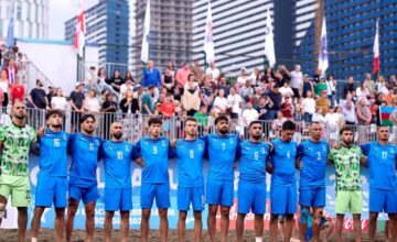 Azerbaijan national beach soccer team advances to the playoffs of the European Championship