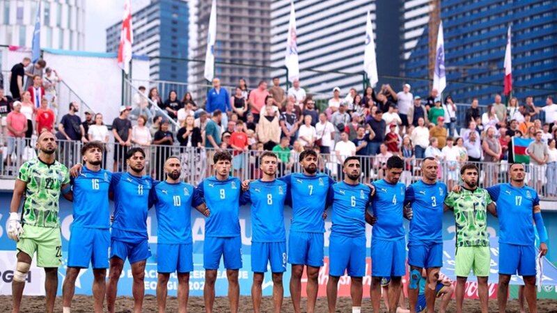 Azerbaijan national beach soccer team advances to the playoffs of the European Championship