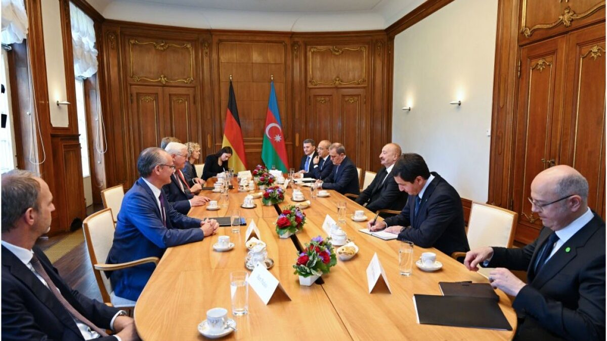 Expanded meeting of the Presidents of Azerbaijan and Germany held