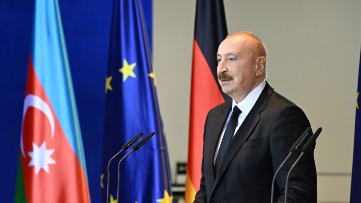 President Ilham Aliyev commented on reports of a secret meeting between German and Russian representatives in Baku