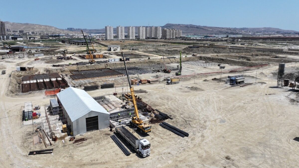 Inlet sewage collector and wastewater treatment plant are being built for the Lokbatan basin – PHOTO – VIDEO