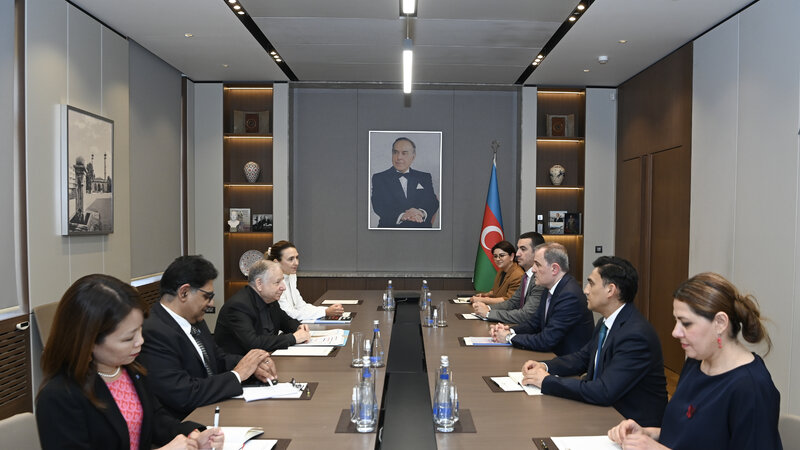 Jeyhun Bayramov met with UN official