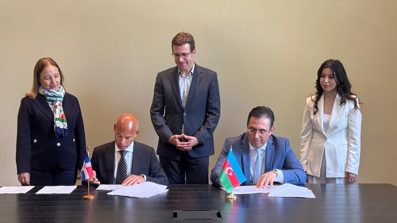 Azerbaijan signed a document on goods and services with the Dominican Republic