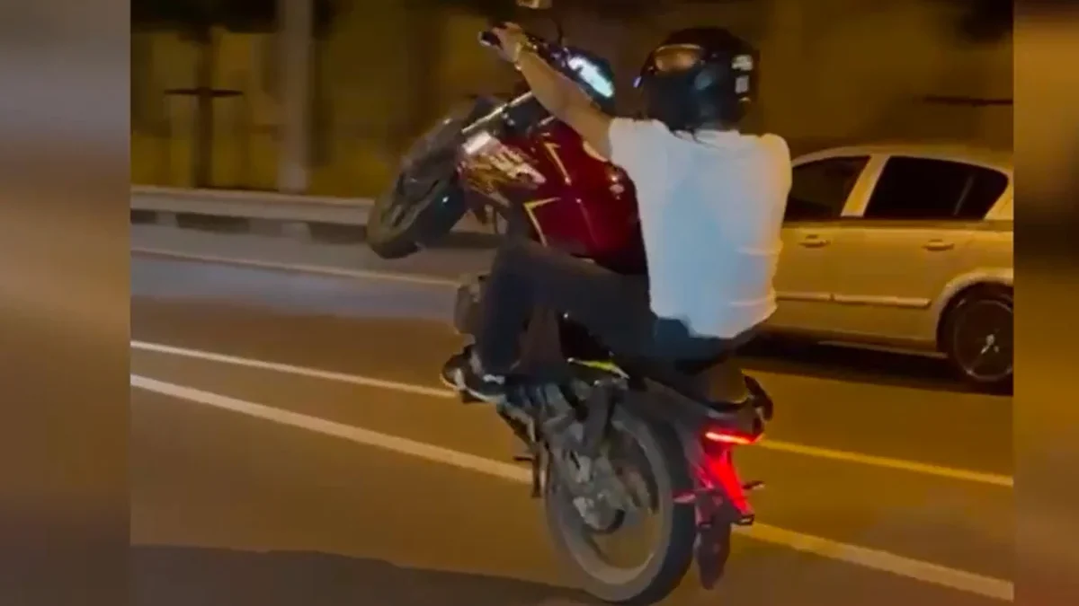 Person who committed motorcycle hooliganism in Baku and shared the video on social networks has been arrested