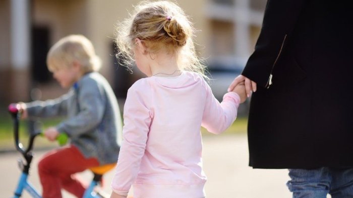 Age distribution of children adopted in 6 months