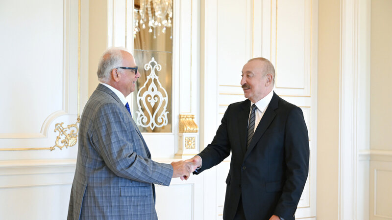 Ilham Aliyev received the President of United World Wrestling