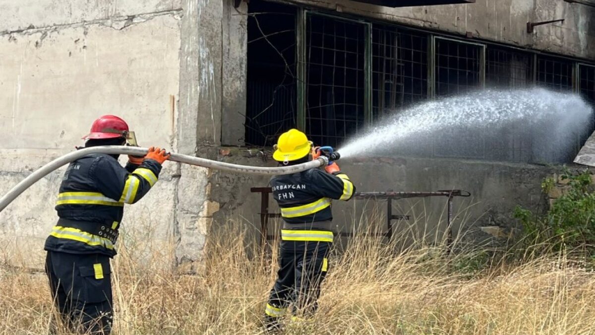 Fire-tactical exercise held in Ganja – VIDEO