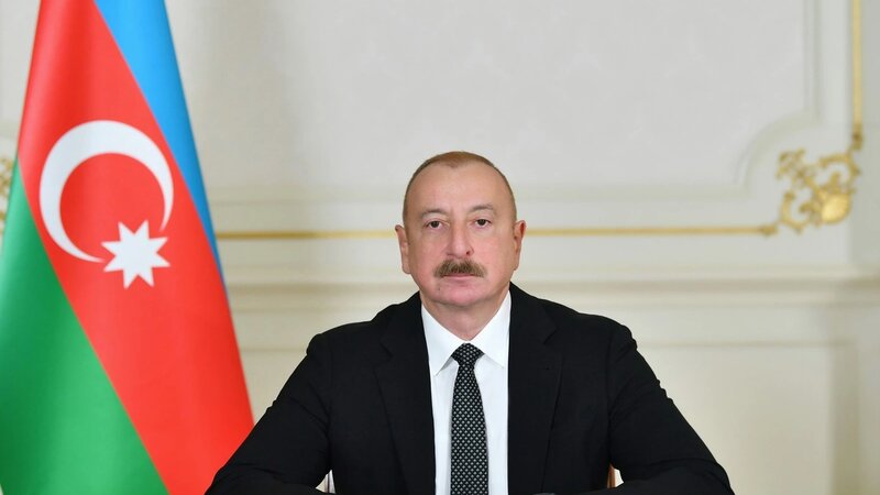 Ilham Aliyev is on a visit to Kyrgyzstan