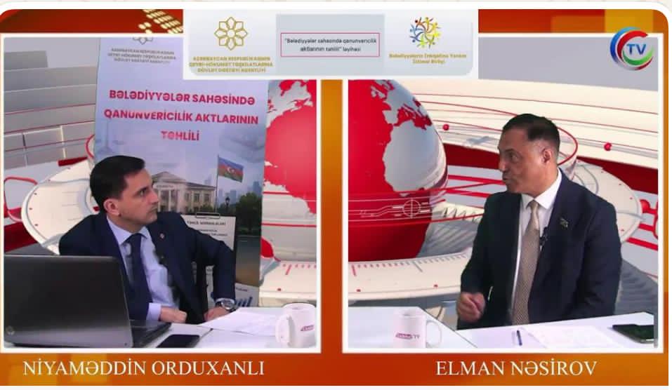 Member of Parliament on Cəbhə TV regarding a project funded by the State Support Agency