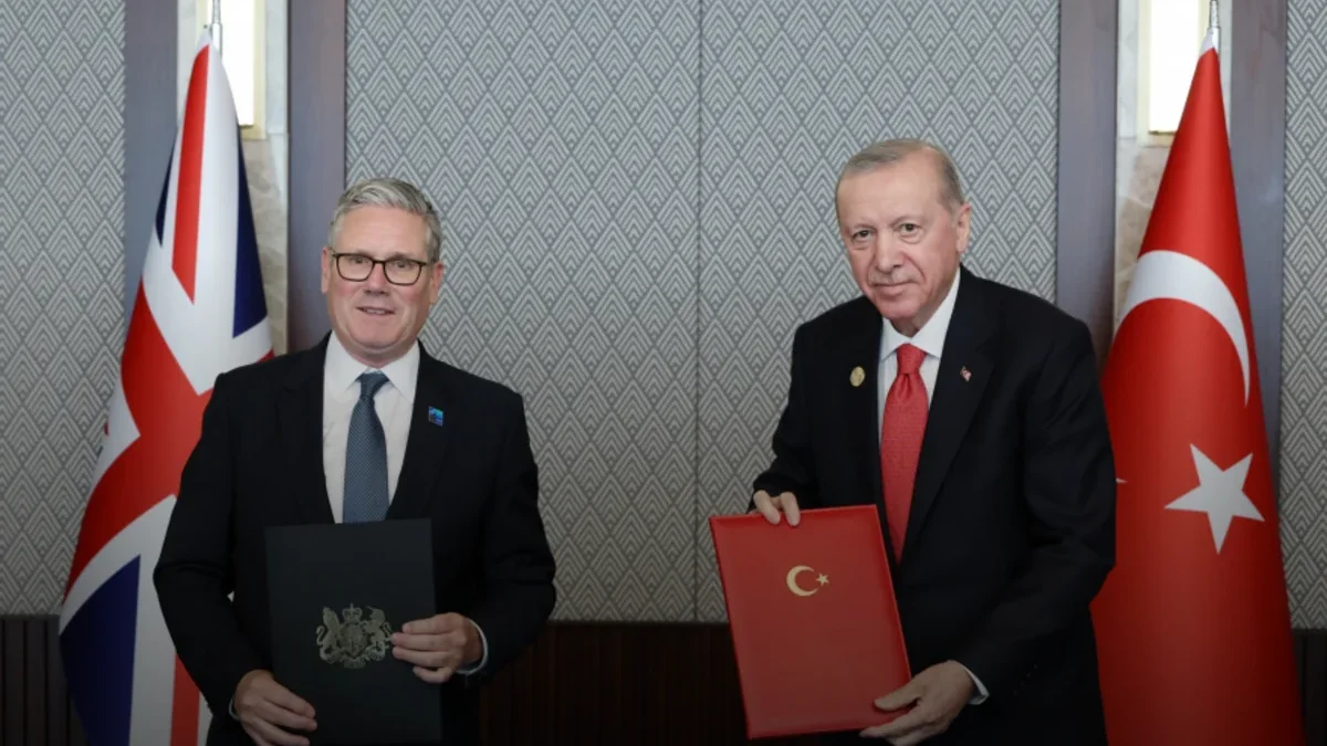 Türkiye and the United Kingdom have signed a security and defense partnership agreement