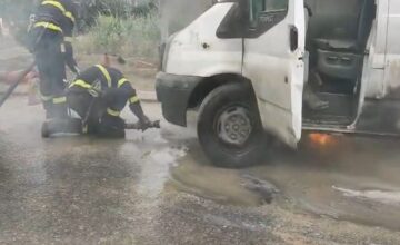 Fire broke out in a truck in Masazir – VIDEO