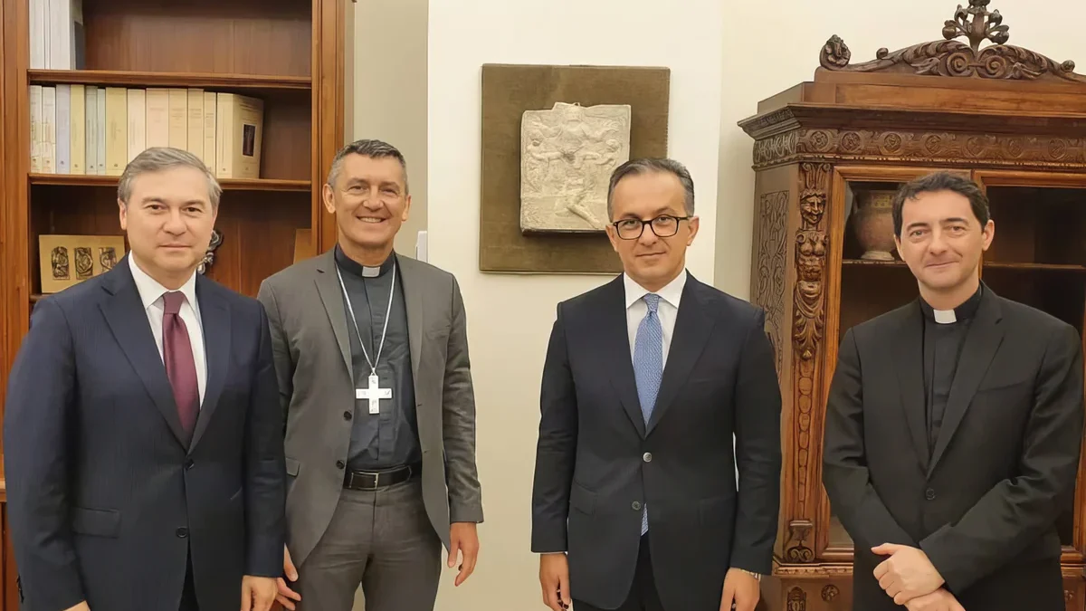 Chairman of the State Committee met with the Prefect of the Vatican Apostolic Library and Apostolic Archives