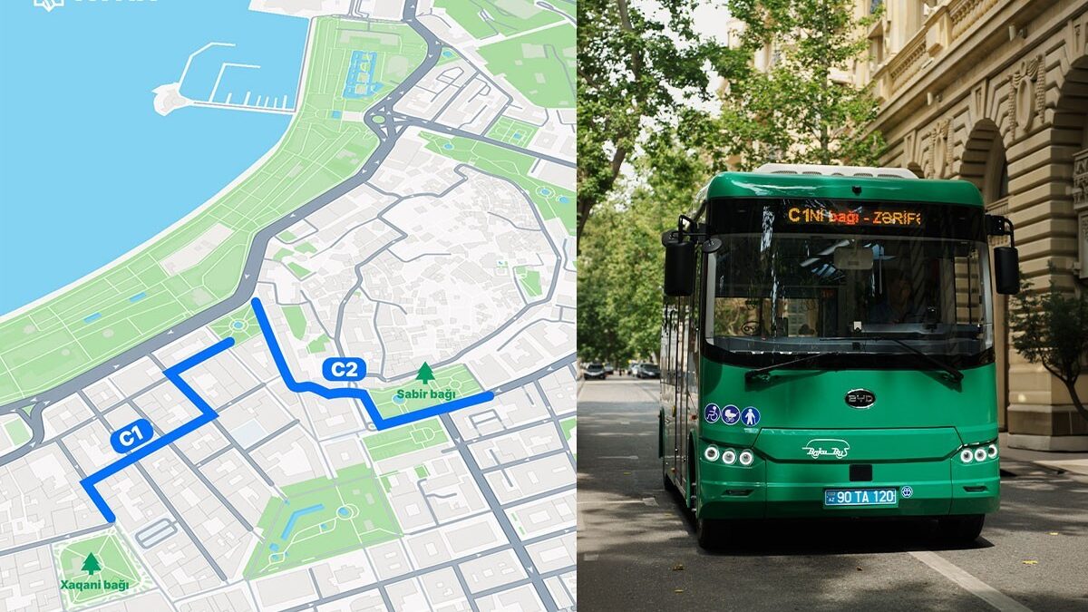Free shuttles have started operating in the central pedestrian zones of Baku