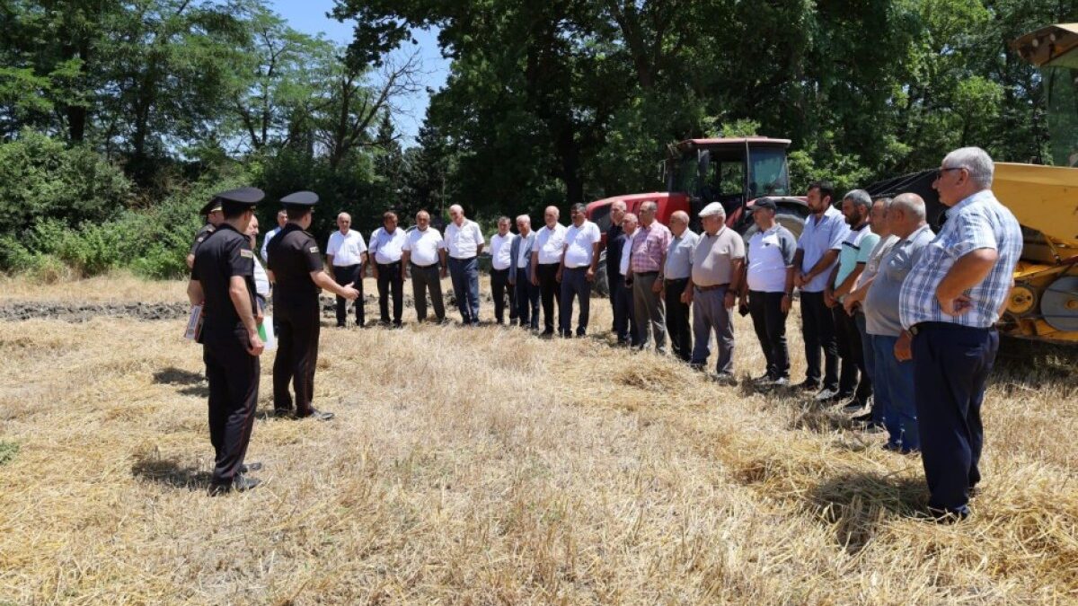 MES held measures regarding fire safety of grain and technical crops – VIDEO