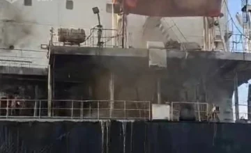 Azerbaijanis rescued from a ship hit by a drone near Odessa have been sent back to their homeland