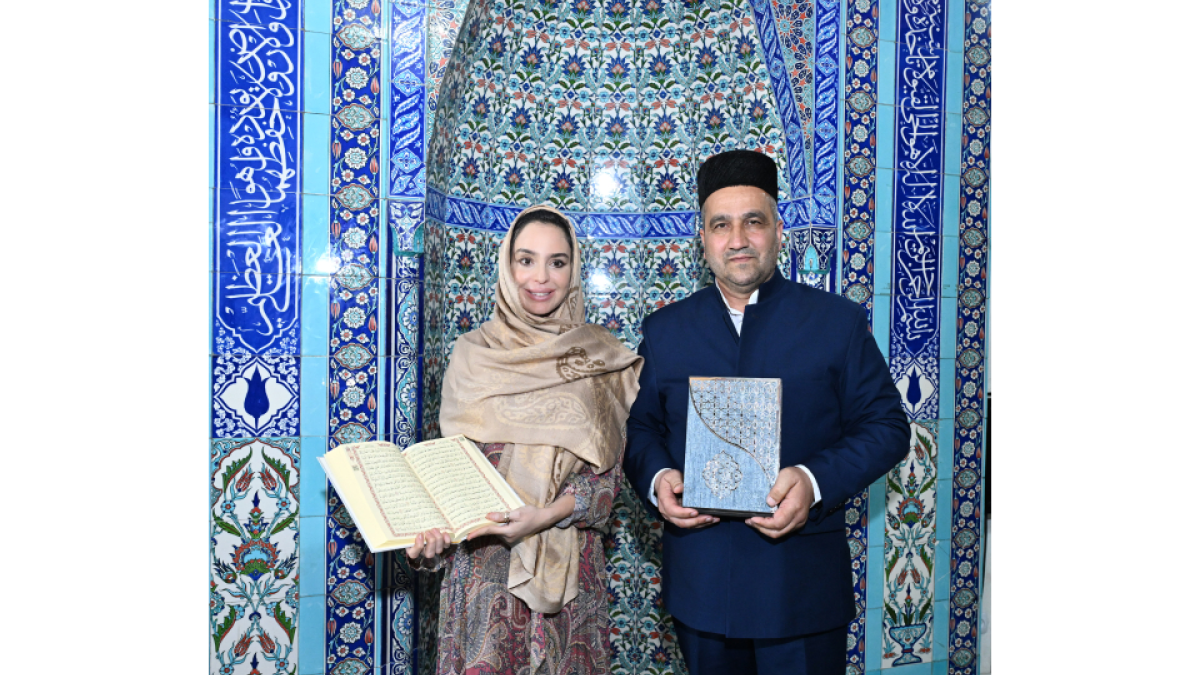 Leyla Aliyeva visited the Juma Mosque in Yevlakh