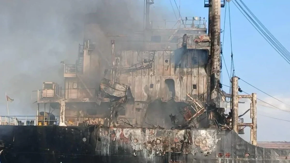 Russia attacked a cargo ship in the Black Sea