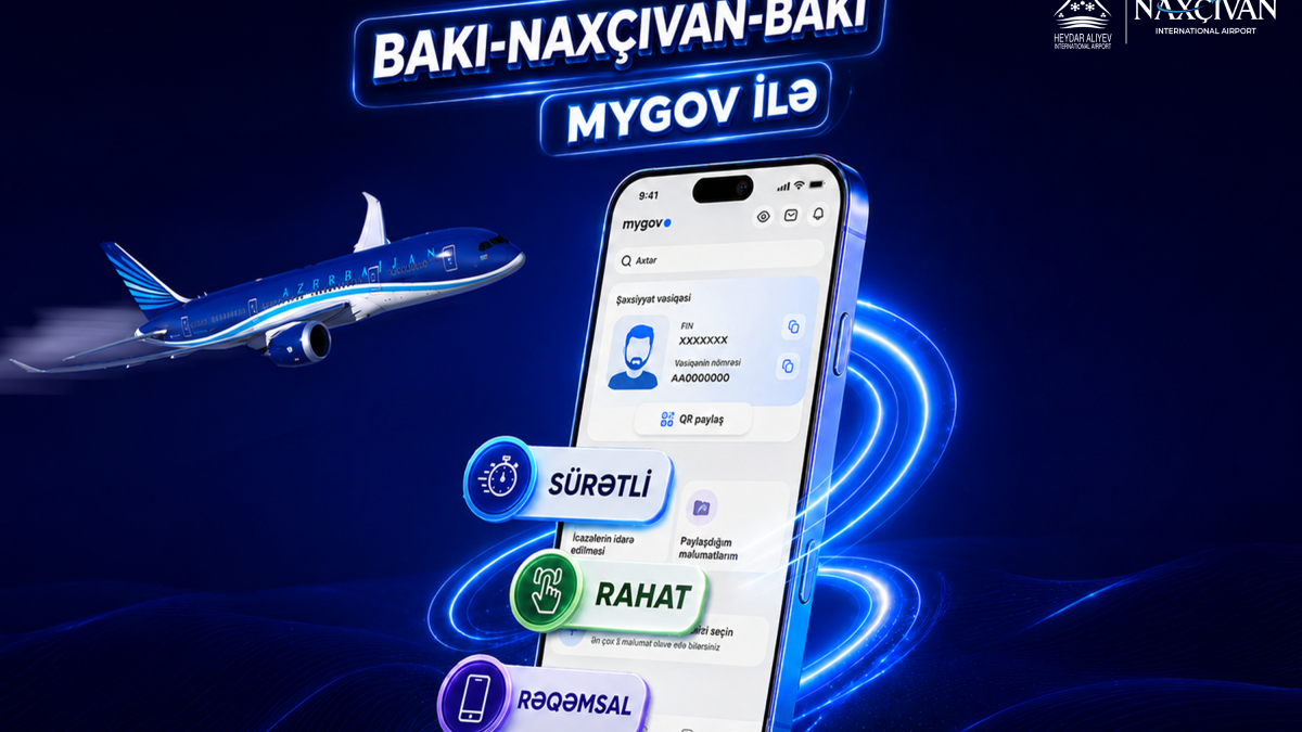 New digital registration service launched for passengers on Baku–Nakhchivan–Baku flights