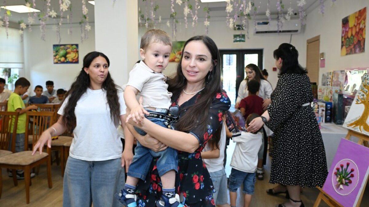 Leyla Aliyeva met with residents of the Children’s Home social service institution in Sheki – PHOTO