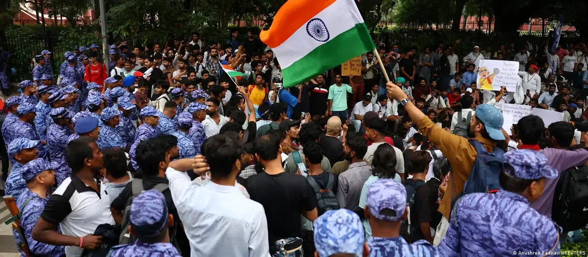 Clashes erupt between police and protesters in New Delhi