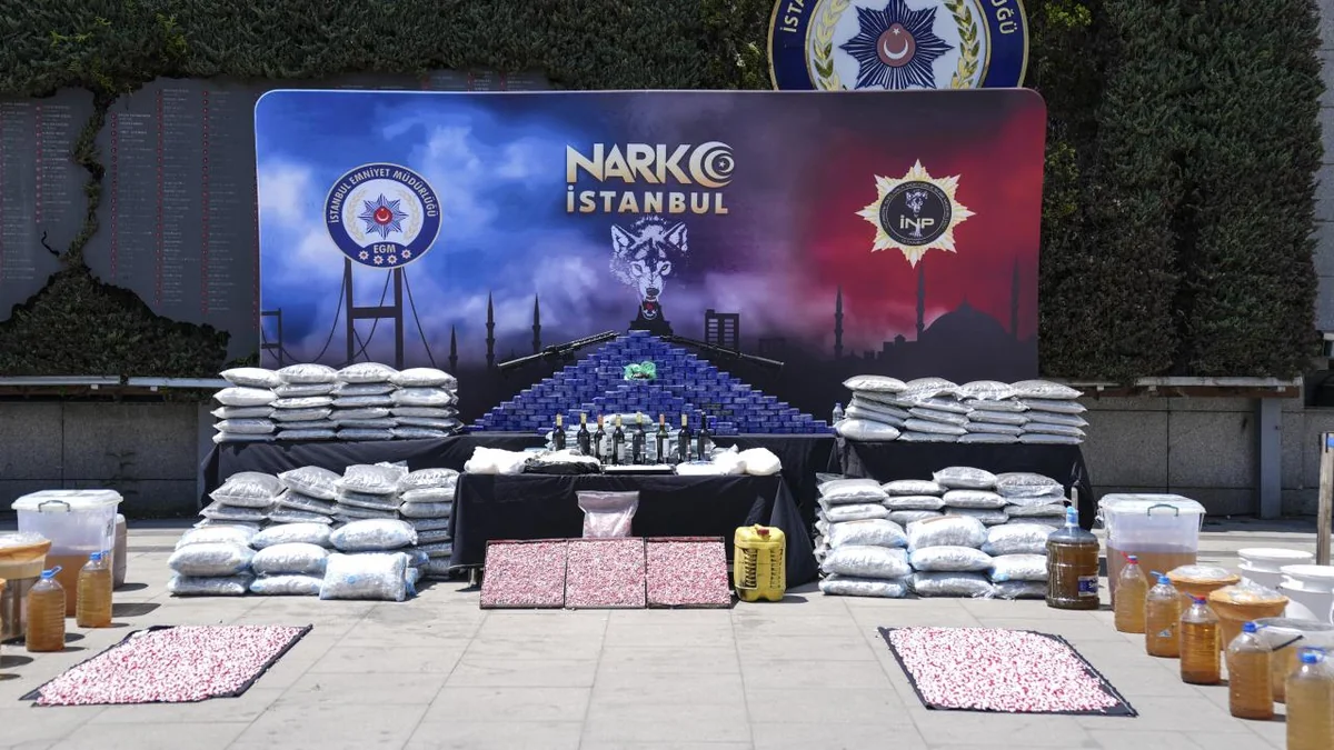 More than 1 ton of narcotics seized in Turkey, 26 people arrested