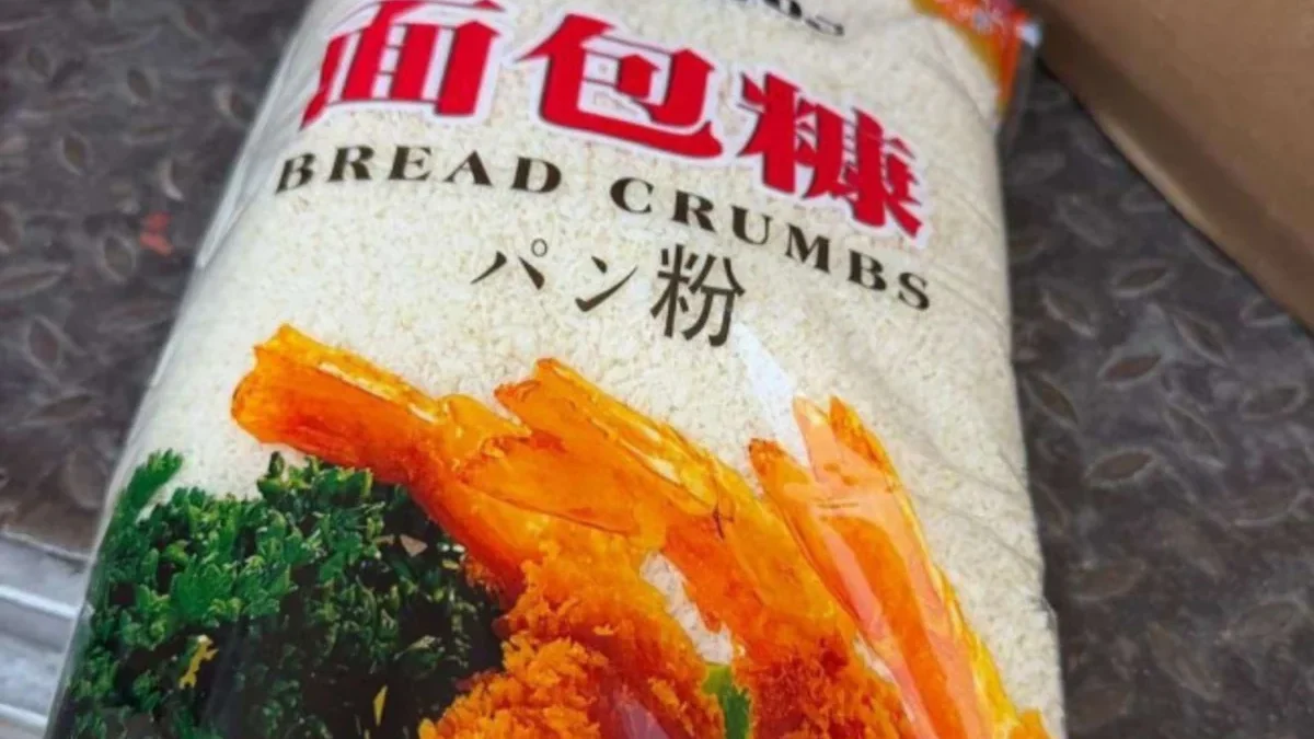 Mold and fungus detected in two tons of breadcrumbs imported from China