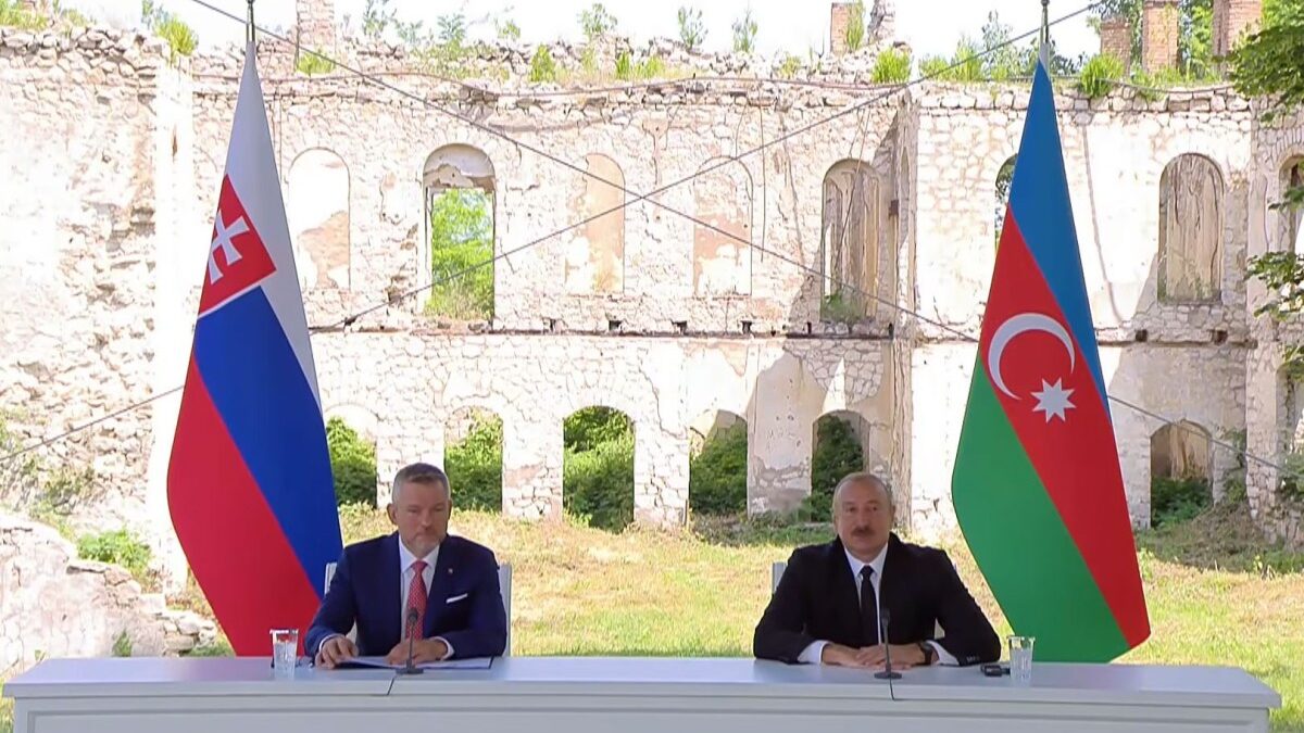 Presidents of Azerbaijan and Slovakia make statements to the press in Shusha – LIVE