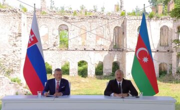 Presidents of Azerbaijan and Slovakia make statements to the press in Shusha – LIVE