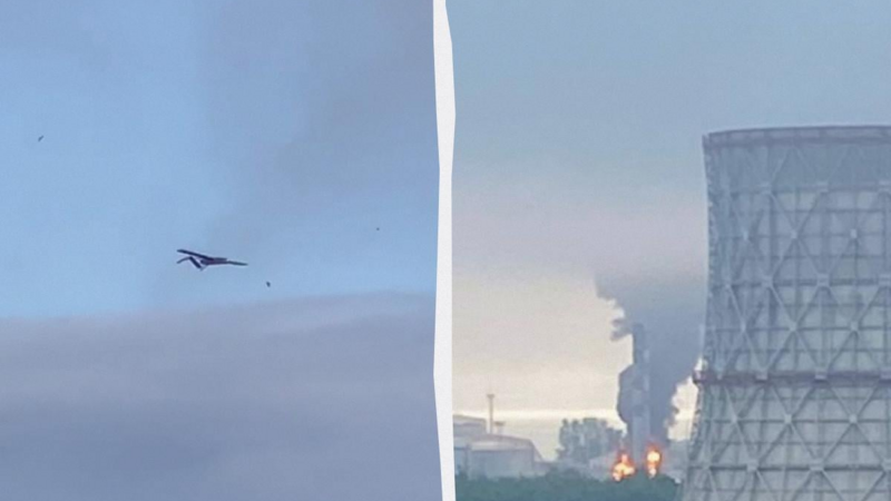 Ukraine struck an oil terminal in Saint Petersburg
