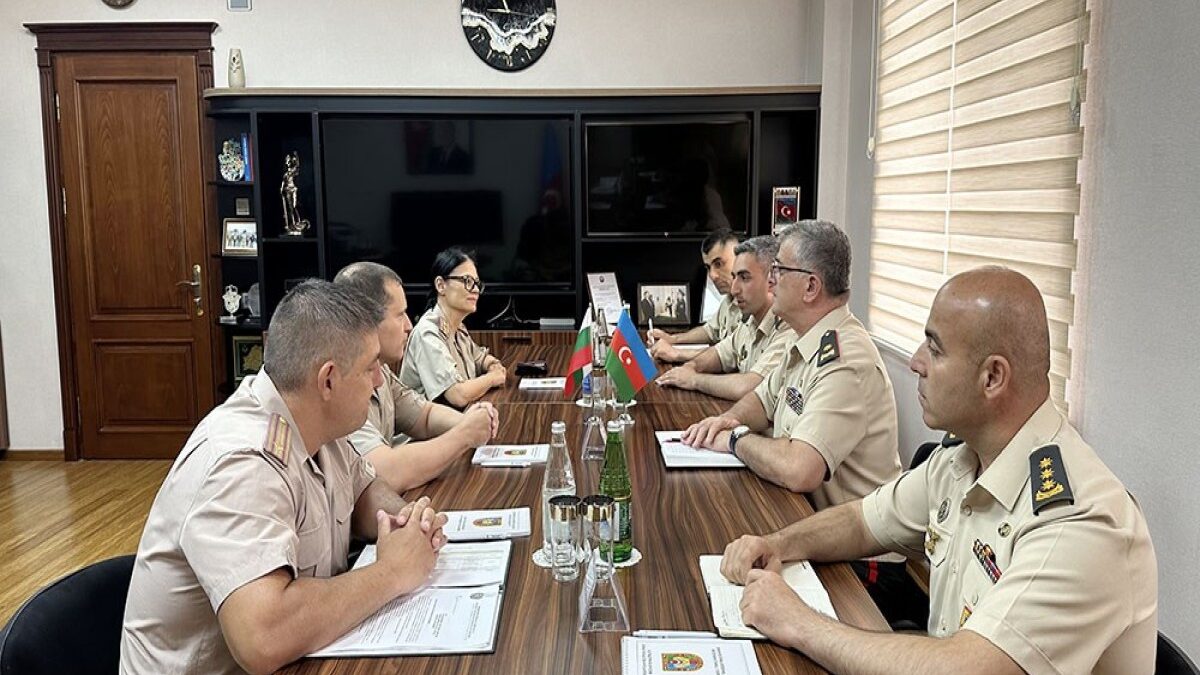 Delegation of the Bulgarian Ministry of Defense is on a visit to Azerbaijan