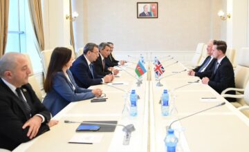 A meeting was held between Azerbaijani and British parliamentarians