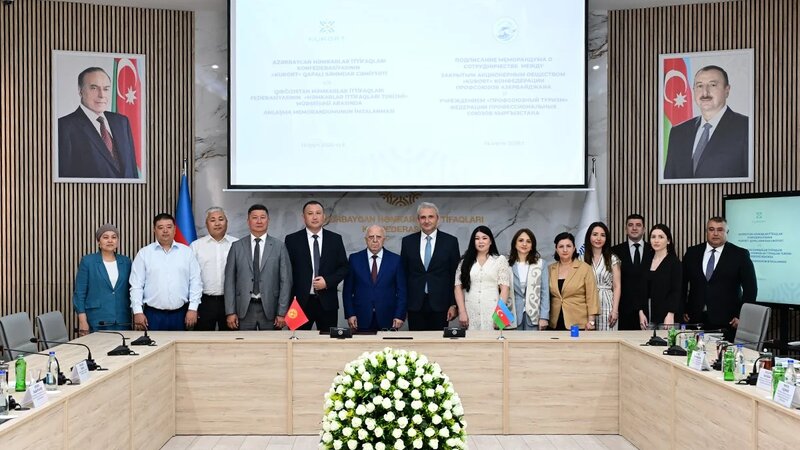 Relations between trade unions of Azerbaijan and Kyrgyzstan are expanding