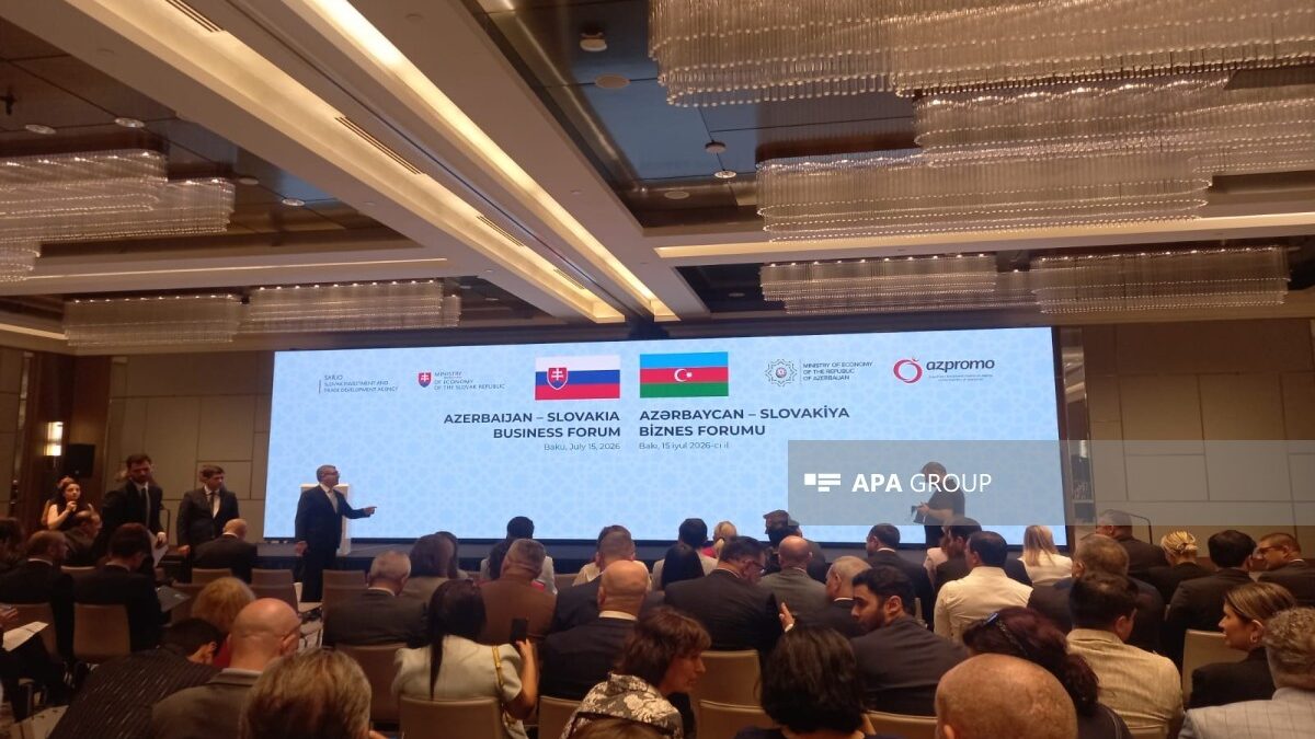 Azerbaijan-Slovakia business forum is being held in Baku
