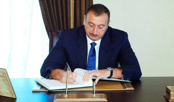 The President awarded Bakhtiyar Aslanbayli